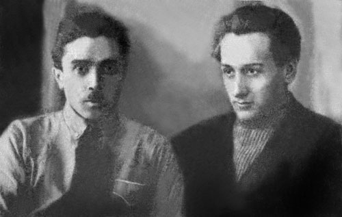 Микола Хвильовий та Валер’ян Поліщук (Харків, 1921).