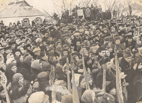 Митинг в селе Тарановка 2 марта 1960 г.