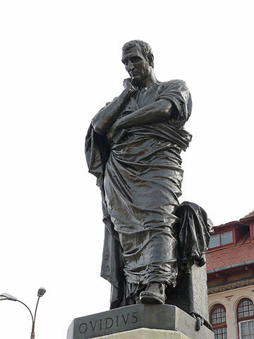 3 Statue of Roman poet Ovid in Constan a Romania