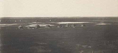 Юрти ногайців-карагашів у степу. Астраханська обл. Фото. 1929 р. Астраханський музей-заповідник